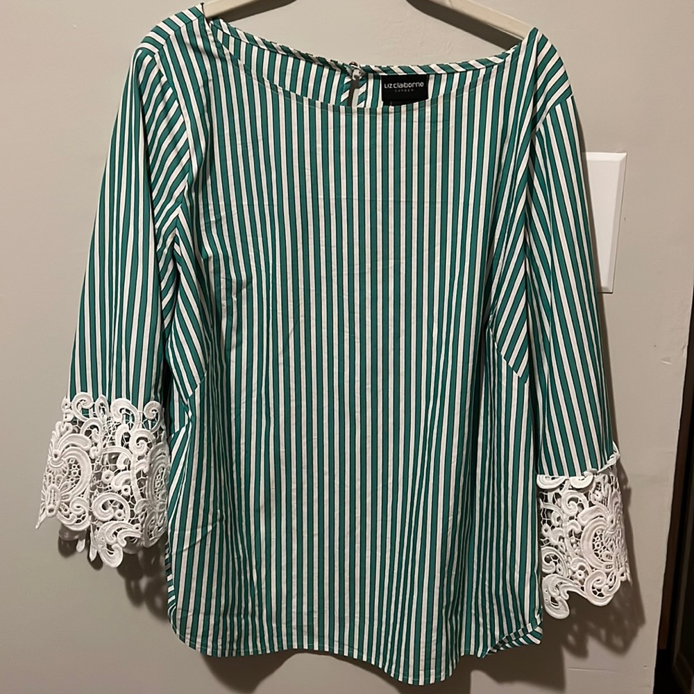 Liz Claiborne Striped Blouse